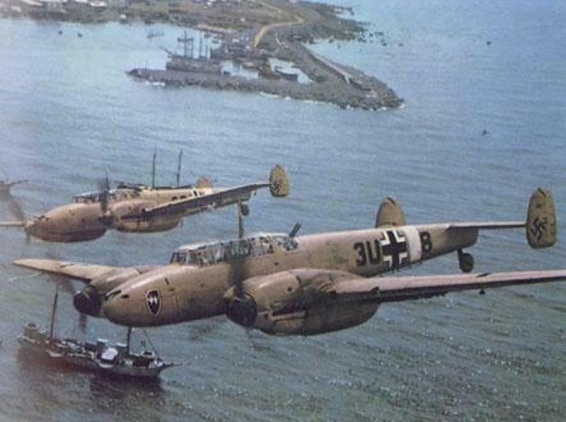 Истребители стран оси Bf-110-2