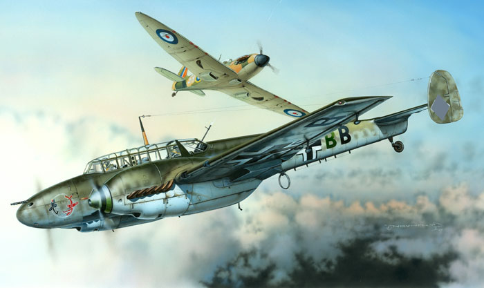Истребители стран оси Bf-110-5